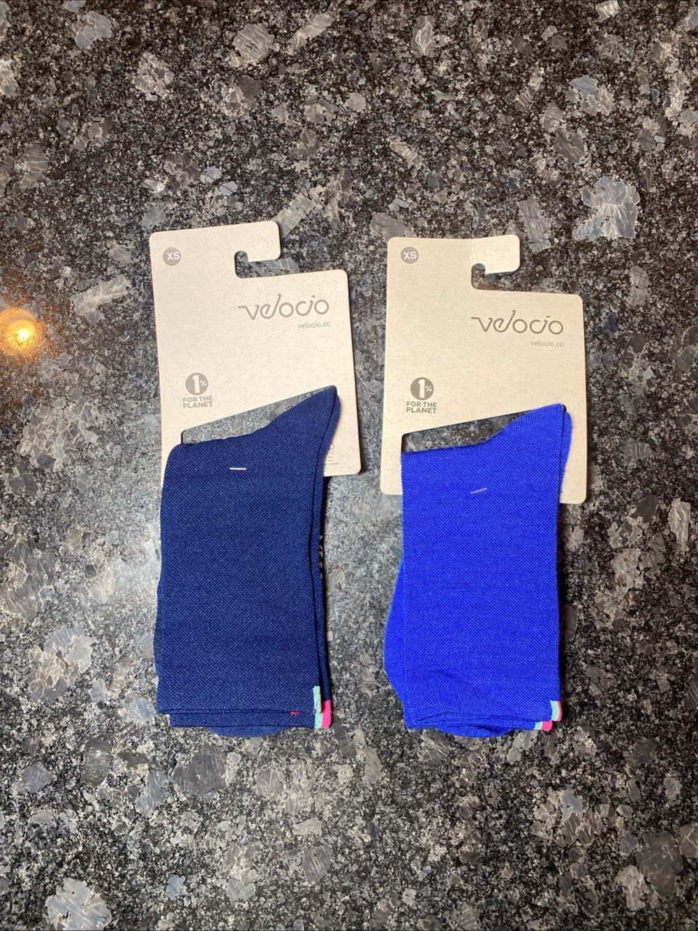 Velocio 2 Pairs Signature Cycling Socks XS EU 35 - 37 US Women 4-6.5 Road Bike
